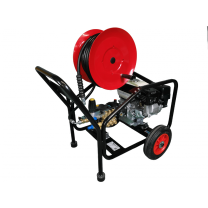 Maxflow Semi-Industrial Pressure Washer - Honda GX200 14 LPM Cage Frame + 20M Reel