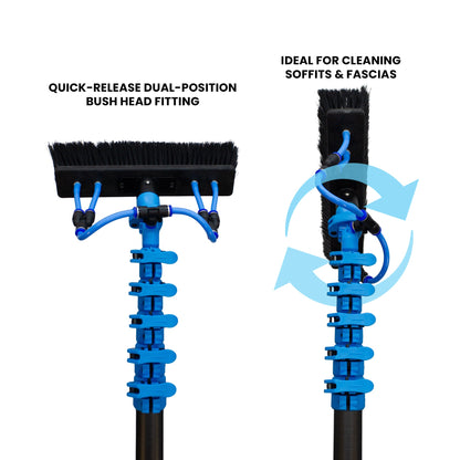 Aquaspray Venom Aquaspray® Venom 30ft 30T High-Mod Waterfed Window Cleaning Pole – 6-Section