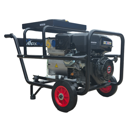 Maxflow DC Petrol Welder Generator – Loncin G390 Engine 4.5 kVA Trolley Frame