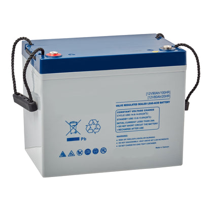 12V 90AH AGM Deep Cycle Maintenance Free Battery