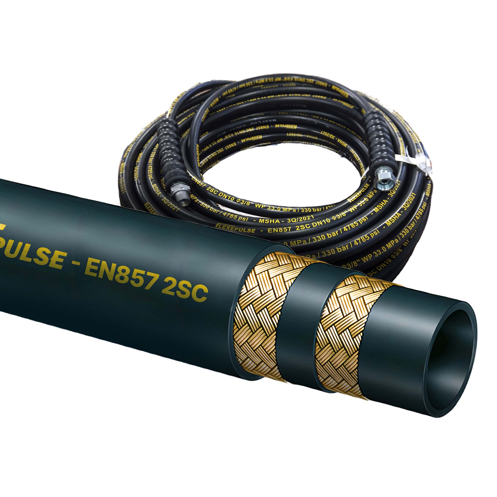 15 MTR 5/16" Flexepulse Hose c/w 22MM Screw Ends