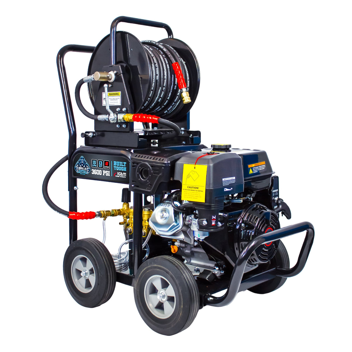 Kiam Products Kiam GORILLA POWER® 3600PSI 15LPM 13HP Petrol Pressure Washer Loncin Engine