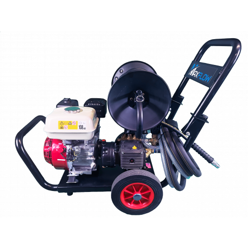 Maxflow Semi-Industrial Pressure Washer - Honda GX200 14 LPM Compact Frame with reel