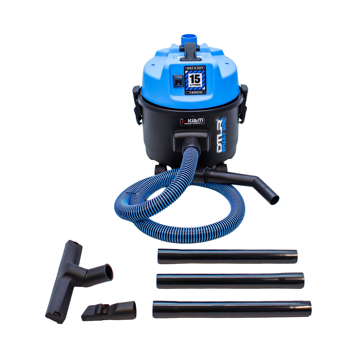 Kiam Products DTLR Valet Vac 240V 1200W Wet & Dry Vacuum Cleaner 15L