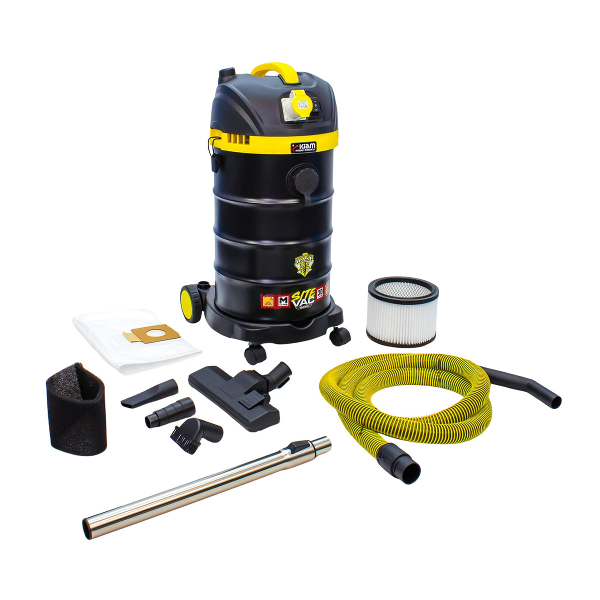 Kiam Products Kiam SiteVac 110V M-Class 1000W Vacuum Cleaner 30L W.A.S.P