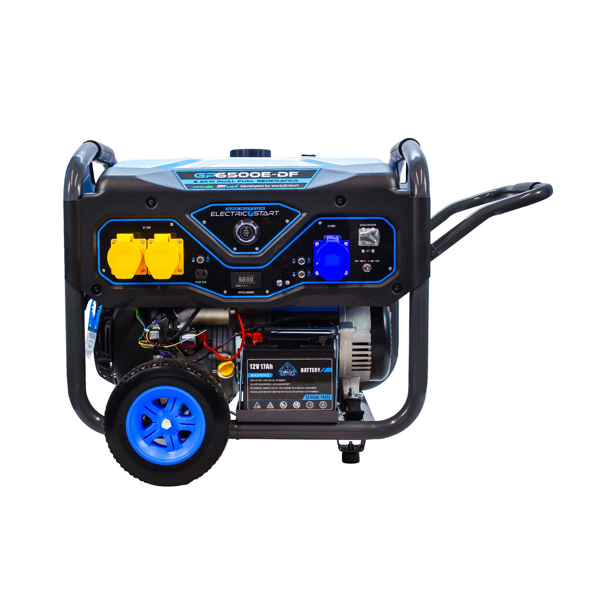 Equip2clean Gorilla Power 6500W Dual-Fuel Generator with Electric Start - GP6500E-DF – High Performance & Versatile Power