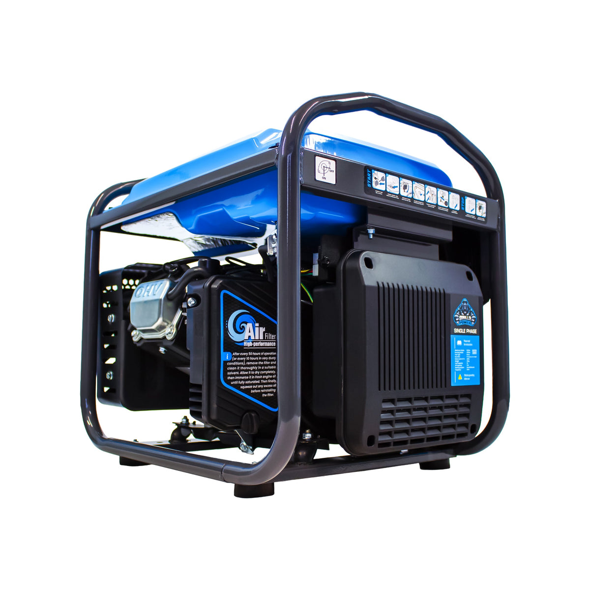 Equip2clean Gorilla Power 5000W Inverter Open Frame Generator with Electric Start - GP5000iE – Maximum Power & Efficiency