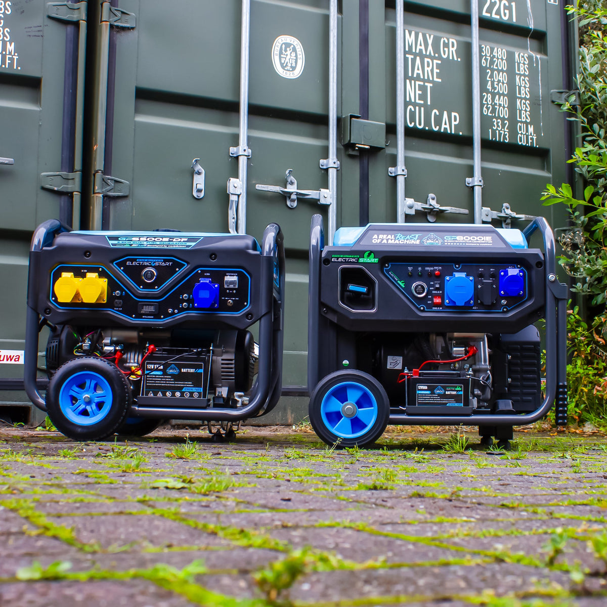 Equip2clean Gorilla Power 5500W Dual-Fuel Generator with Electric Start - GP5500E-DF – Reliable & Fuel Efficient