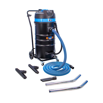 Kiam Products Kiam SiteVac KV100-3 3600W Triple Motor Industrial Wet and Dry Vacuum Cleaner (Car wash / Gutter Cleaning)