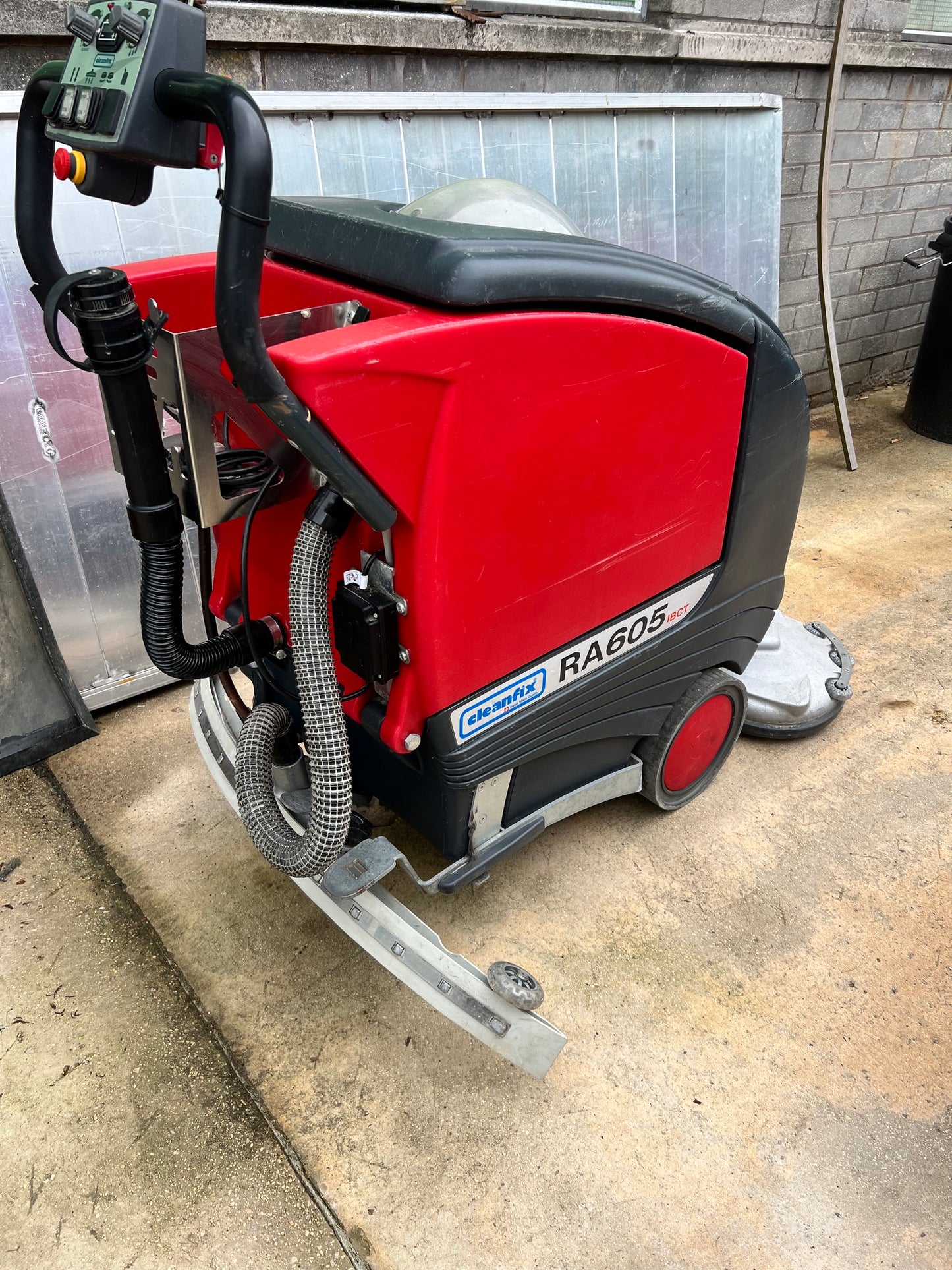 Used Cleanfix RA605 24 inch Twin Brush Scrubber Dryer