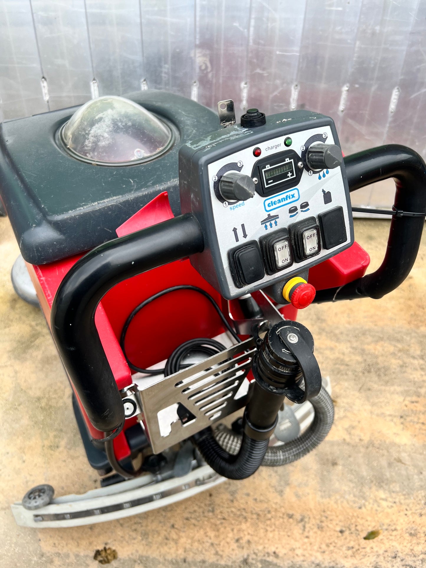 Used Cleanfix RA605 24 inch Twin Brush Scrubber Dryer