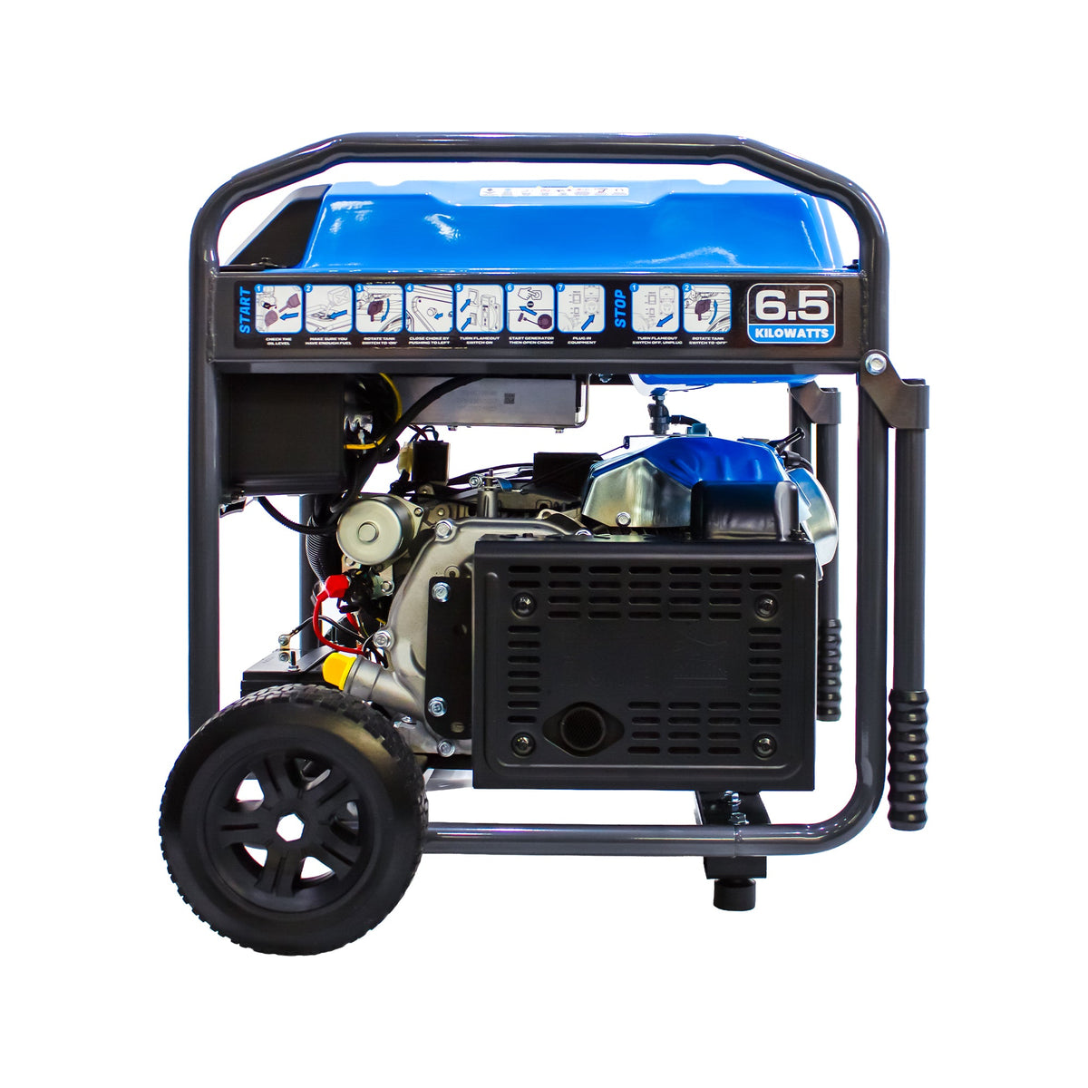 Equip2clean Gorilla Power 6500W Inverter Open Frame Generator with Electric Start - GP6500iE – High Performance & Fuel Efficient