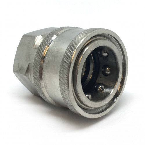 Stainless Steel Female Quick Release Coupling 3/8" BSP Female
