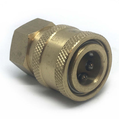Mini Quick Release Coupling 1/4" BSP Female with Rubber Cover