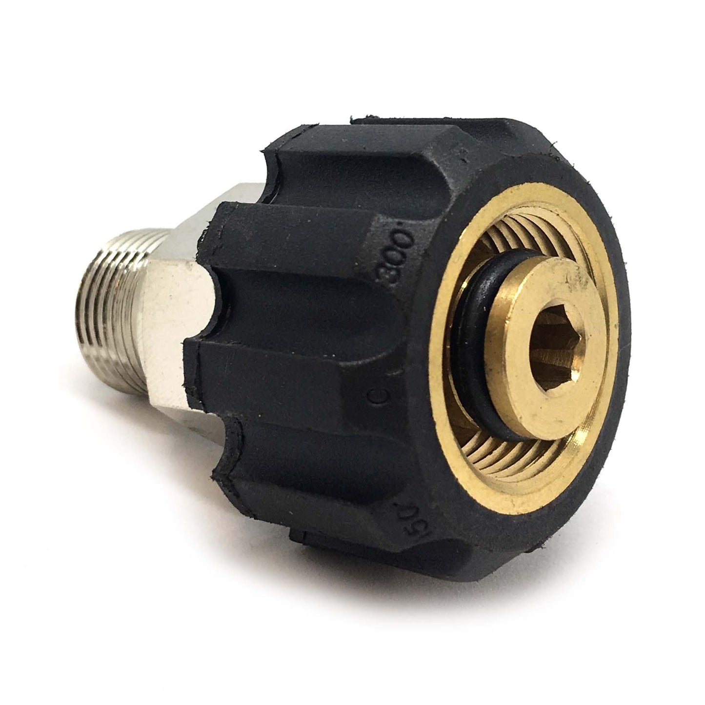 22mm Screw Coupling 3/8" Male Thread (14mm Insert)