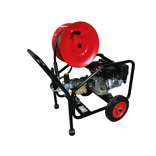 Maxflow Semi-Industrial Pressure Washer - Loncin G200 14 LPM Cage Frame + 20M Reel (Electric Start)