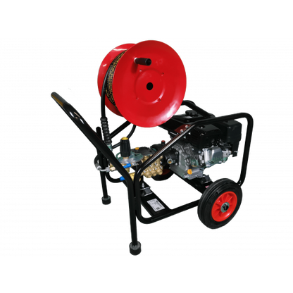 Maxflow Semi-Industrial Pressure Washer - Loncin G200 14 LPM Cage Frame + 20M Reel (Electric Start)