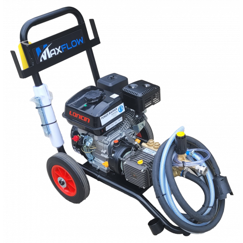 Maxflow Semi-Industrial Pressure Washer - Loncin G200 14 LPM Upright Frame