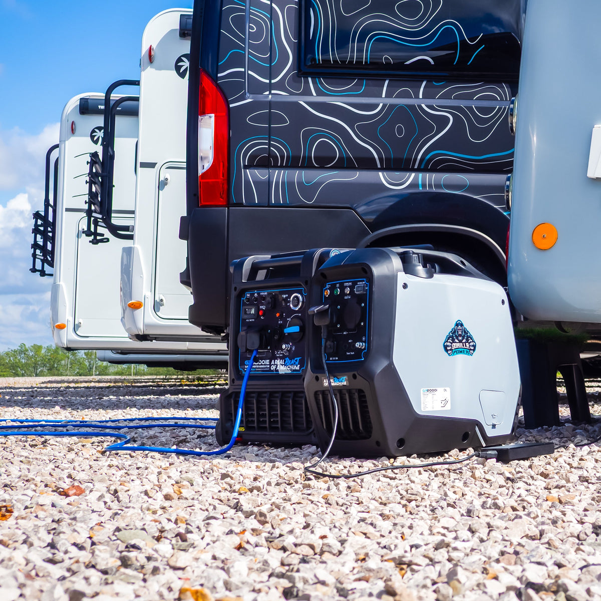 Equip2clean Gorilla Power 2000W Inverter Suitcase Generator - GP2000i – Ultra-Portable & Fuel Efficient