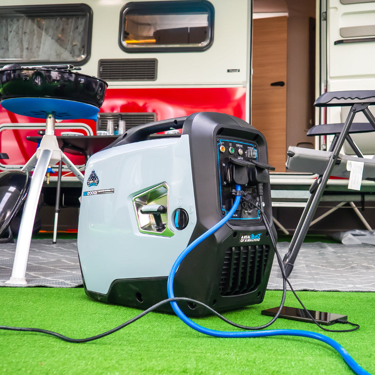 Equip2clean Gorilla Power 2000W Inverter Suitcase Generator - GP2000i – Ultra-Portable & Fuel Efficient