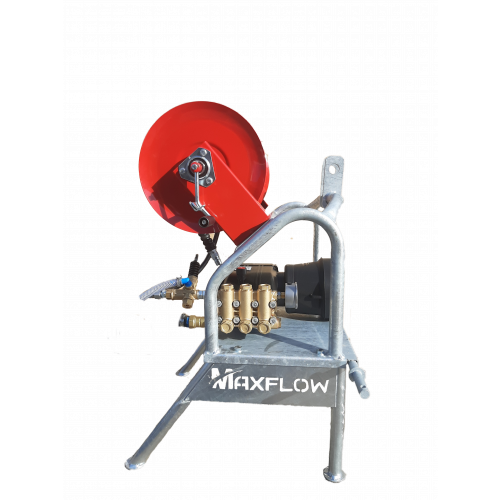 Maxflow Industrial PTO Pressure Washer - 25 LPM 250 Bar Hawk Pump + 30M Reel