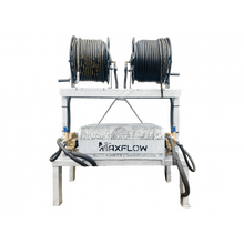 Maxflow Twin PTO Pressure Washer – Hawk Pump 2 x 30 LPM 200 BAR Galvanised Frame + x2 100M Reels