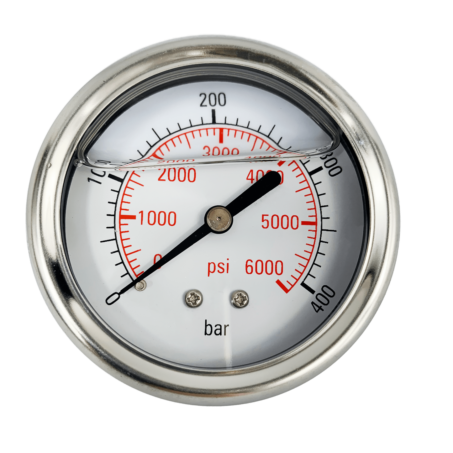 400 Bar Metal Gauge Back Feed 63mm