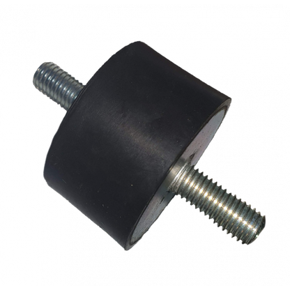 Rubber Mounting 50 x 30 M10 x 25MM, Male - Male (60 Shore)
