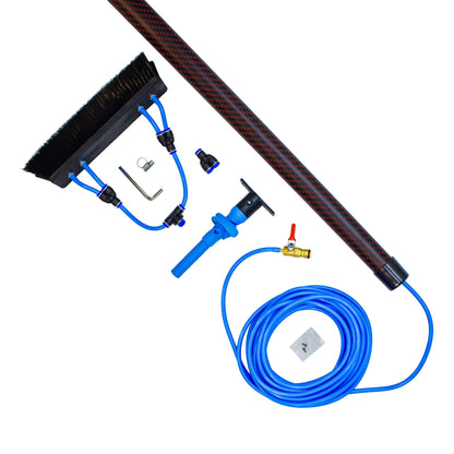 Aquaspray Venom Aquaspray® Venom 50ft Kevlar Insulated 30T High-Mod Waterfed Window Cleaning Pole – 10-Section