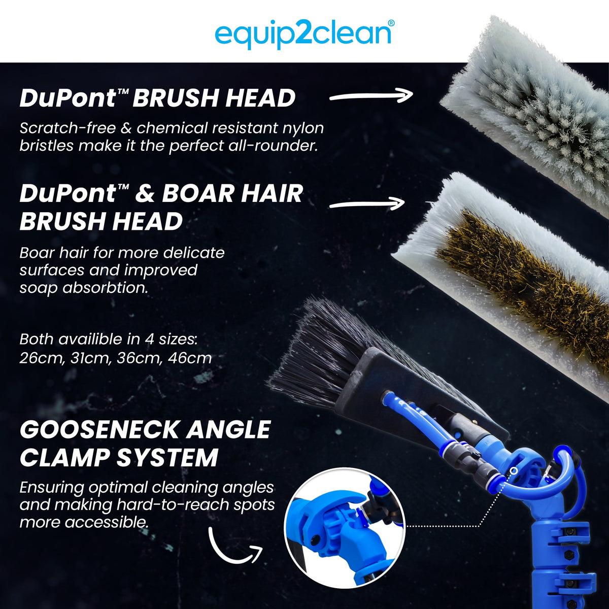 Aquaspray Venom Aquaspray® Venom 22ft [Compact] 100% Carbon Fibre Waterfed Window Cleaning Pole 6-Section