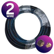 Astrox 3/8" M22 BSP 2 Wire High Pressure Rubber Hose - 400bar Rated - Commercial Cleaning Machines Ltd