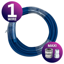 Astrox 3/8’’ Maxi Quick Release 1 Wire High Pressure Blue Non Marking Hose - 250bar - Pressure Washer Spares