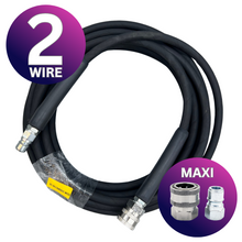 Astrox 3/8" Maxi Quick Release 2 Wire High Pressure Rubber Hose - 400bar - Commercial Cleaning Machines Ltd