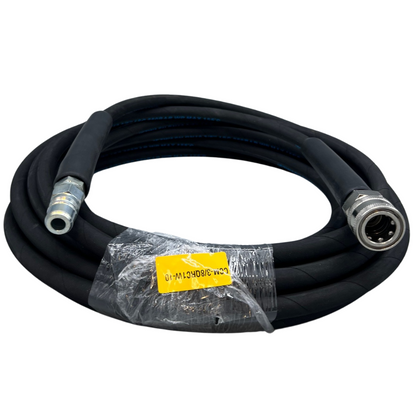 Astrox 3/8" Maxi Quick Release 2 Wire High Pressure Rubber Hose - 400bar - Commercial Cleaning Machines Ltd