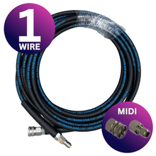 Astrox 3/8" Midi Quick Release 1 Wire High Pressure Rubber Hose - 250bar - Commercial Cleaning Machines Ltd