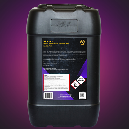 Astrox MAX Hypo Sodium Hypochlorite 15% - 5 / 20 Litres - Commercial Cleaning Machines Ltd