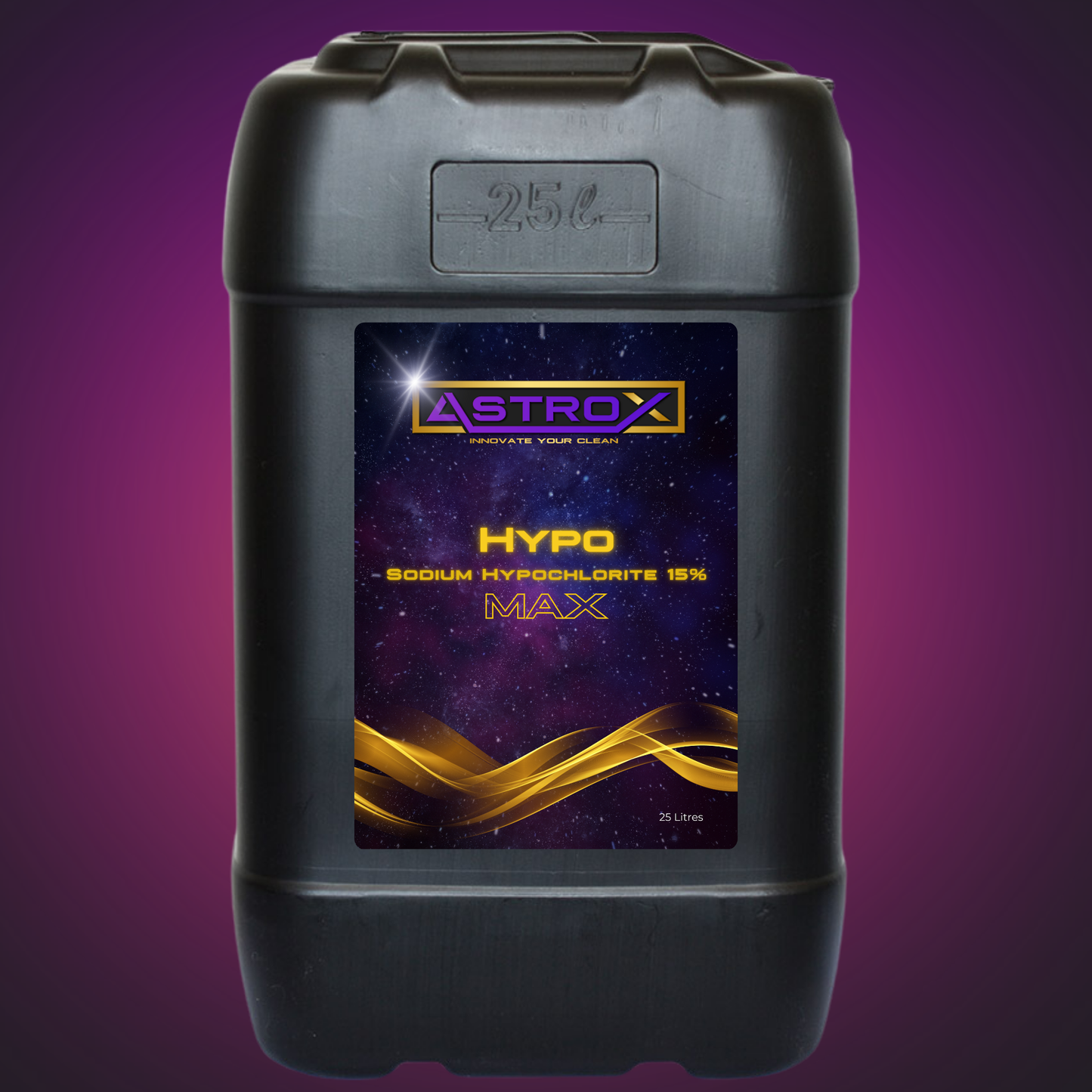 Astrox MAX Hypo Sodium Hypochlorite 15% - 5 / 20 Litres - Commercial Cleaning Machines Ltd