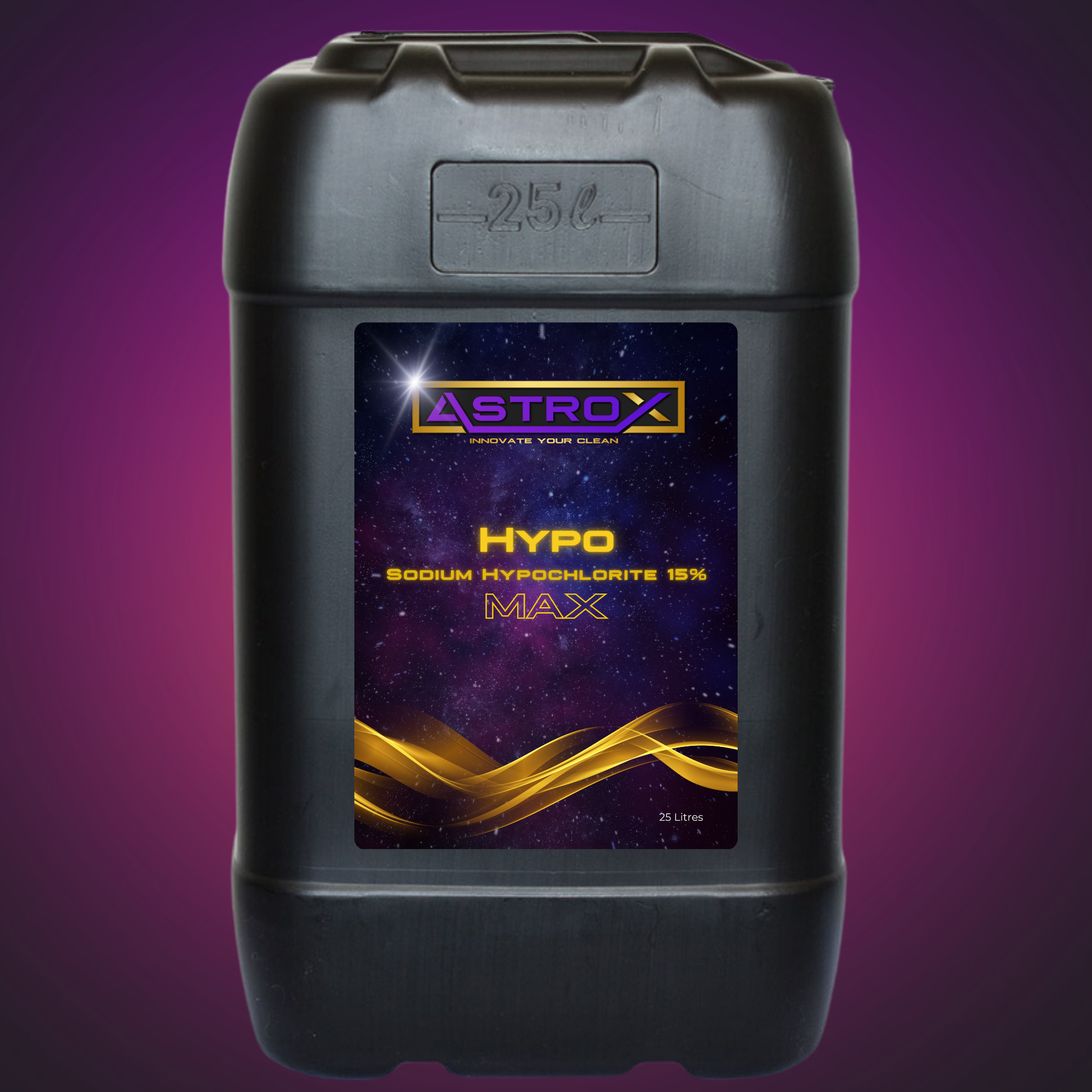 Astrox MAX Hypo Sodium Hypochlorite 15% - 5 / 20 Litres - Commercial Cleaning Machines Ltd