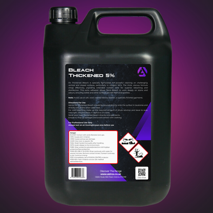 Astrox Thickened Bleach 5% - 5 Litres - Commercial Cleaning Machines Ltd