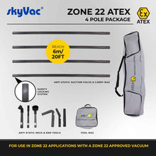 SkyVac ATEX Clipped Carbon Fibre Pole Package