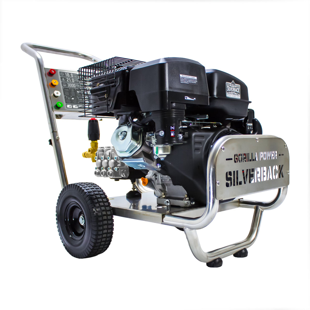 Gorilla Power Silverback 21LPM Petrol Pressure Washer – Electric Start