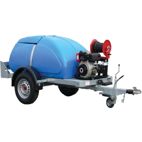 Maxflow Industrial Pressure Washer Highway-Spec Bowser – Yanmar L100-V 15 LPM Interpump Pump + 30M Reel