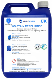 BrightChem Woolsafe Stain Repel Rinse - 5L - Cleaning Chemicals