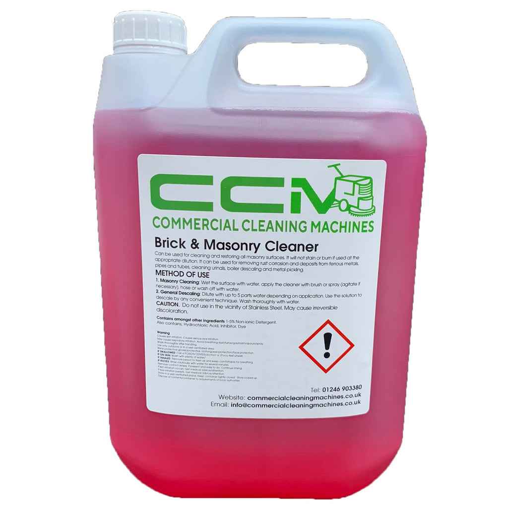 CCM Brick and Masonry Cleaner - 5 Litres - Clean and Restore Masonry Surfaces