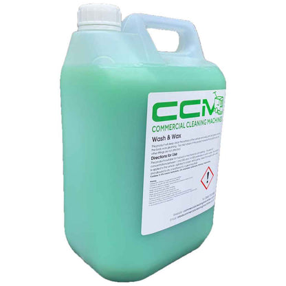 CCM Wash and Wax - 5 Litres - Premium Quality Shampoo and Carnuba Wax