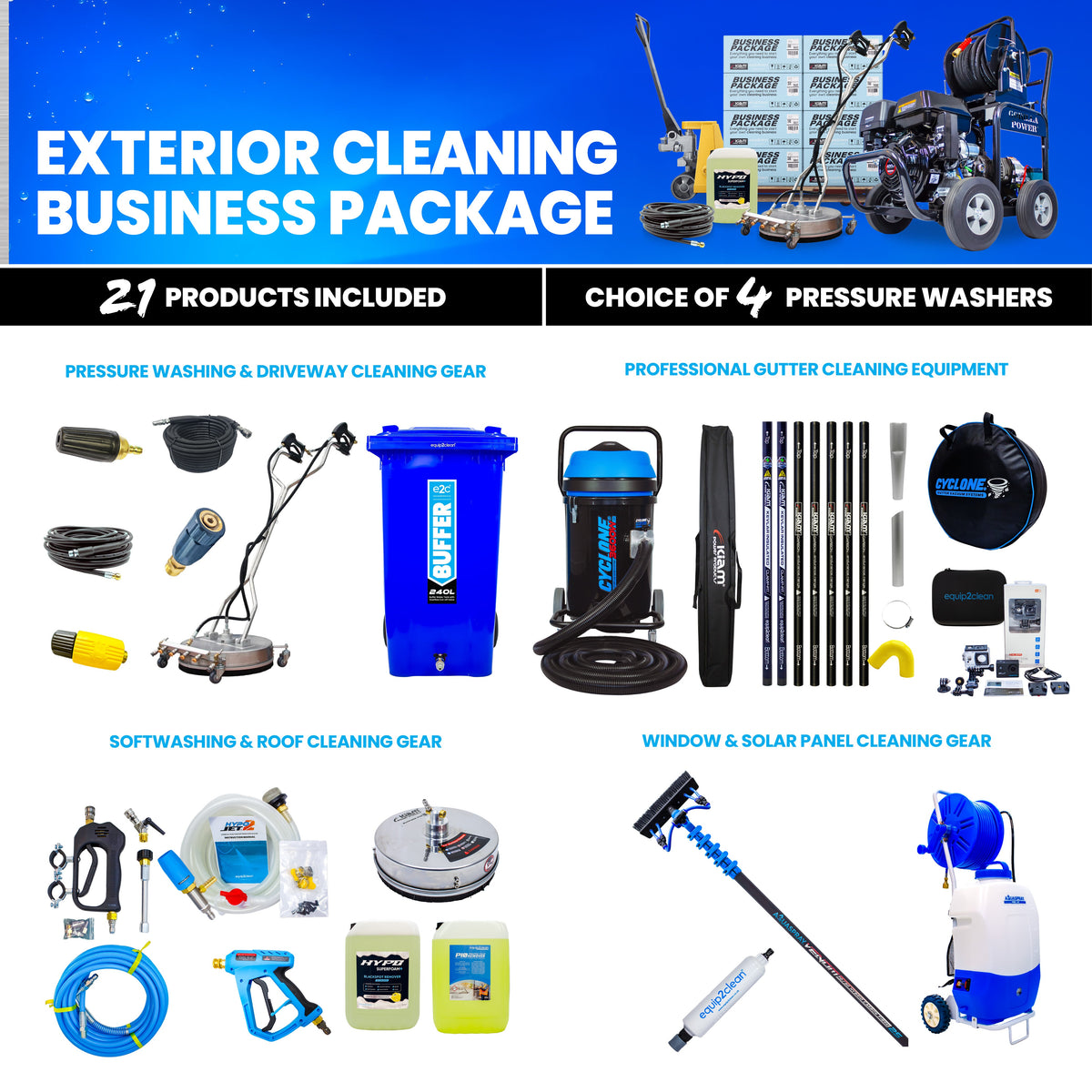SILVER Exterior Cleaning Business Start-Up Package