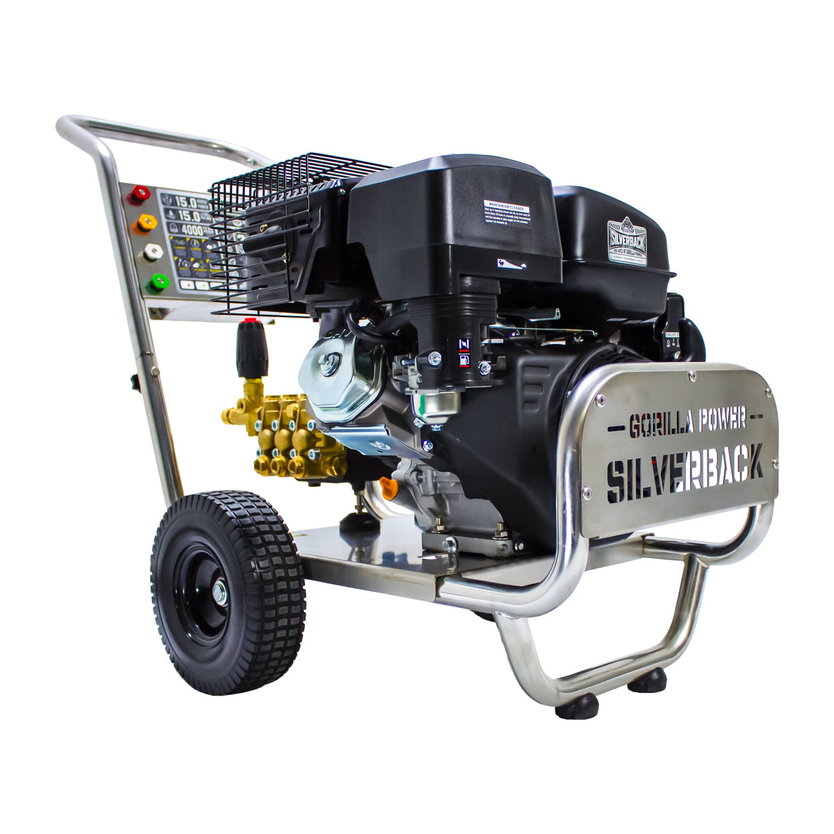 Gorilla Power Silverback 15LPM Petrol Pressure Washer – Electric Start