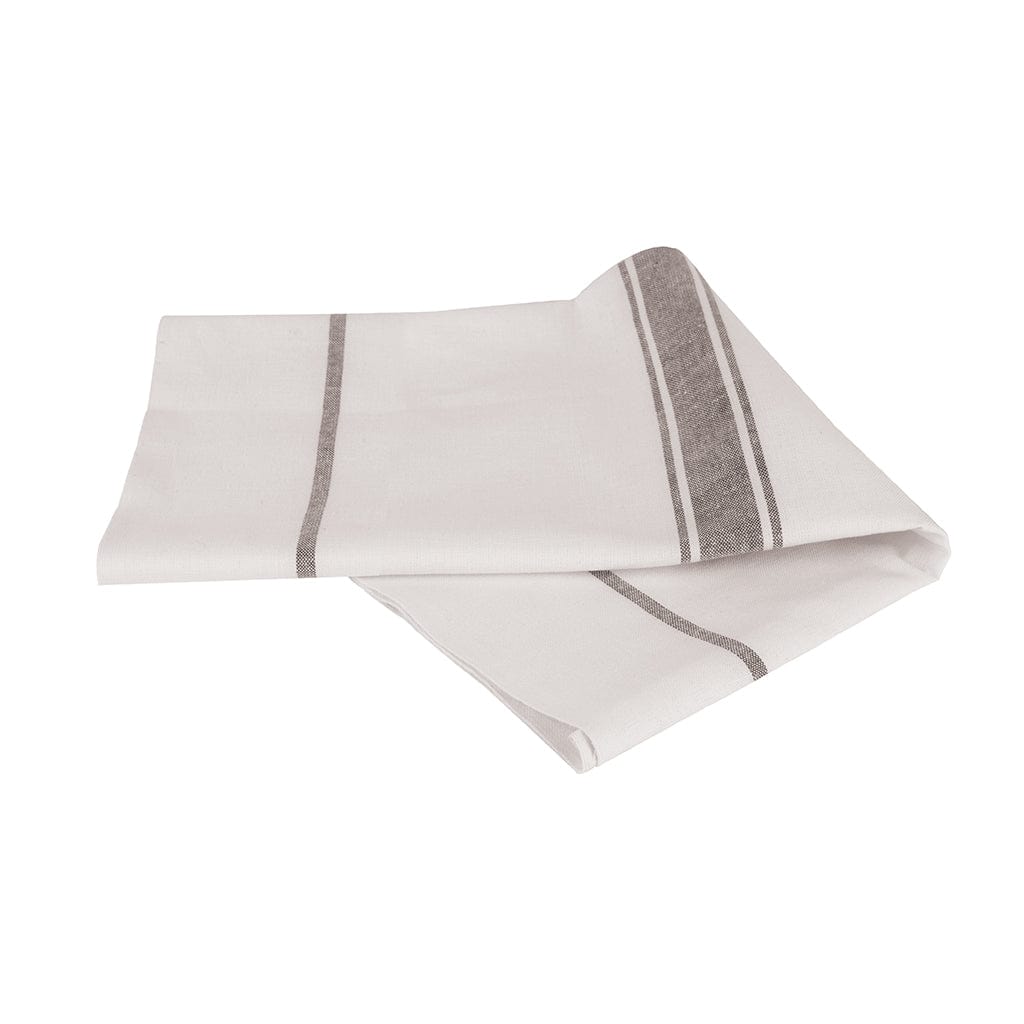 Centre Stripe Glass Cloth 50x76cm - 5 Packs of 50 - Commercial Cleaning Machines Ltd