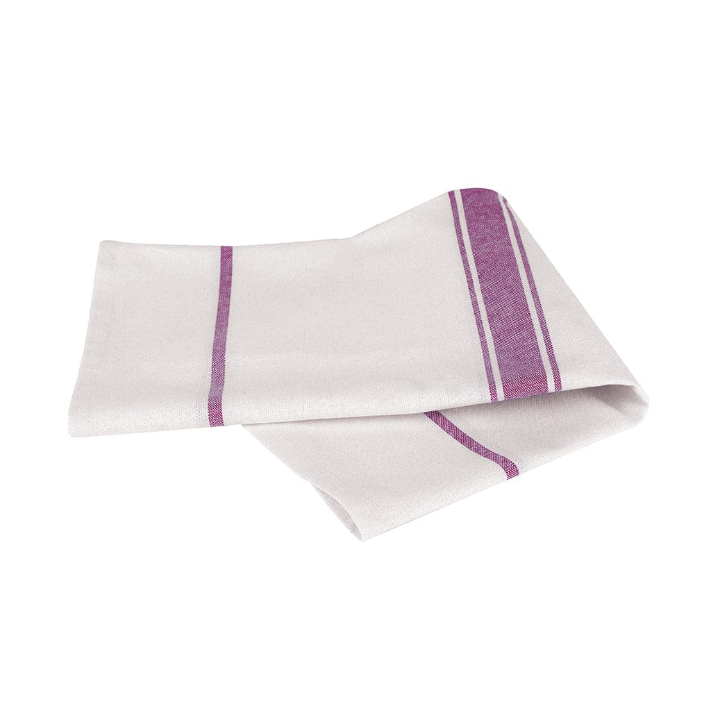 Centre Stripe Glass Cloth 50x76cm - 5 Packs of 50 - Commercial Cleaning Machines Ltd