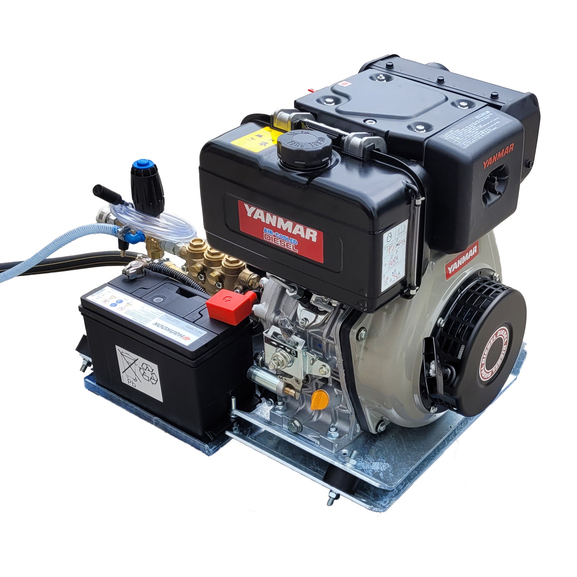 Maxflow Industrial Pressure Washer - Yanmar L100 15LPM Skid Frame
